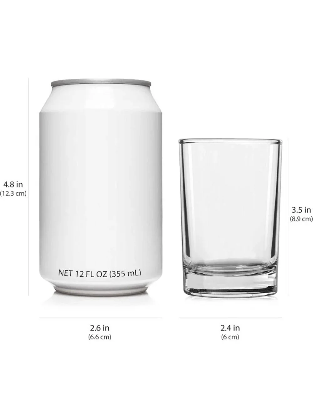 Set of 4 Heavy Base Juice Glasses, 5.5 oz Clear Drinkware, Perfect for Home Bar